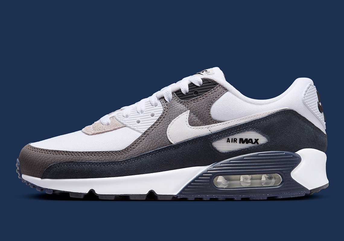 Giày Nike Air Max 90 Midnight Navy/Flat Pewter mới ra mắt - 3