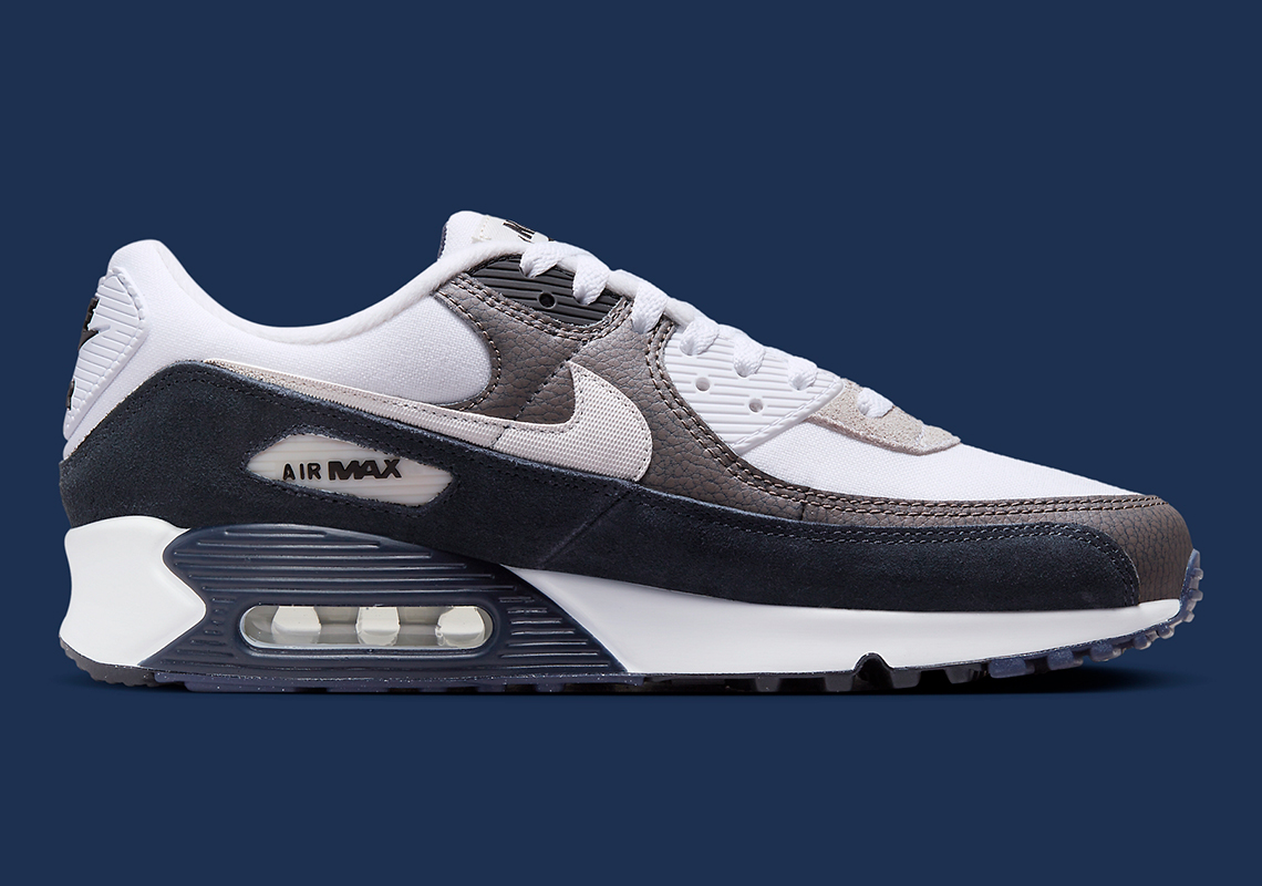 Giày Nike Air Max 90 Midnight Navy/Flat Pewter mới ra mắt - 4