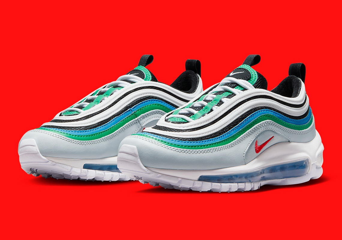 Giày Nike Air Max 97 Big Kids phát hành với sắc màu rực rỡ