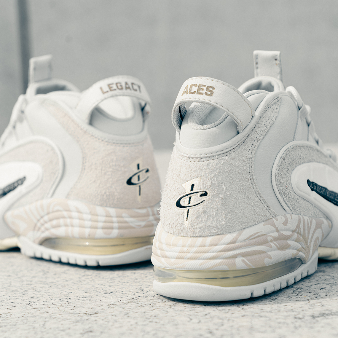 Giày Nike Air Max Penny 1 tùy chỉnh dành tặng HLV Anfernee Penny Hardaway của đội bóng rổ Đại học Memphis. - 3