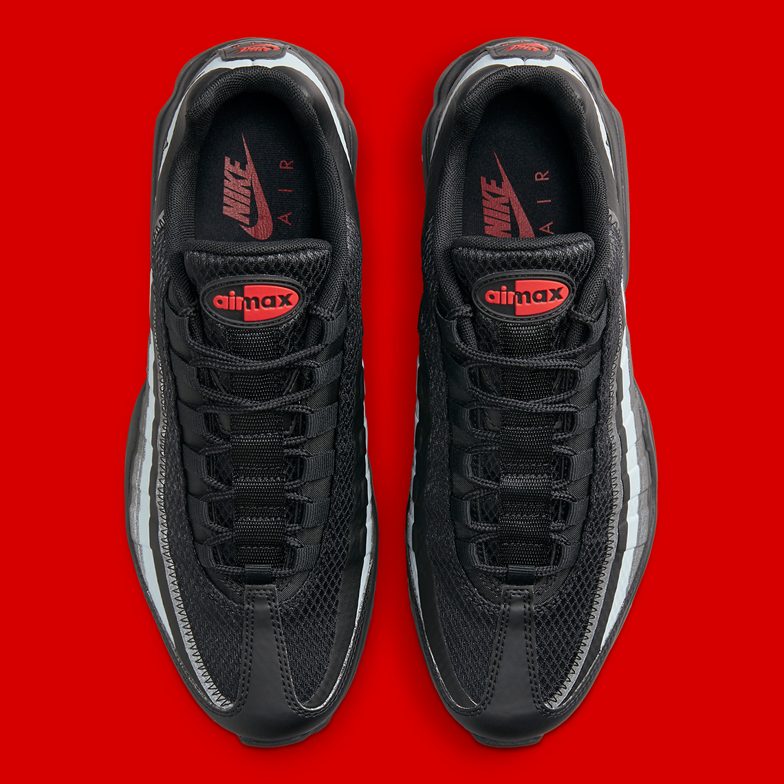 Giày Nike Air Max Ultra có sự kết hợp màu xám và đỏ nổi bật - 6