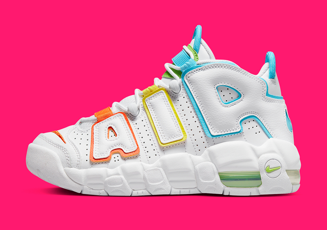 Giày Nike Air More Uptempo trẻ em ra mắt phiên bản màu trắng mới - 1