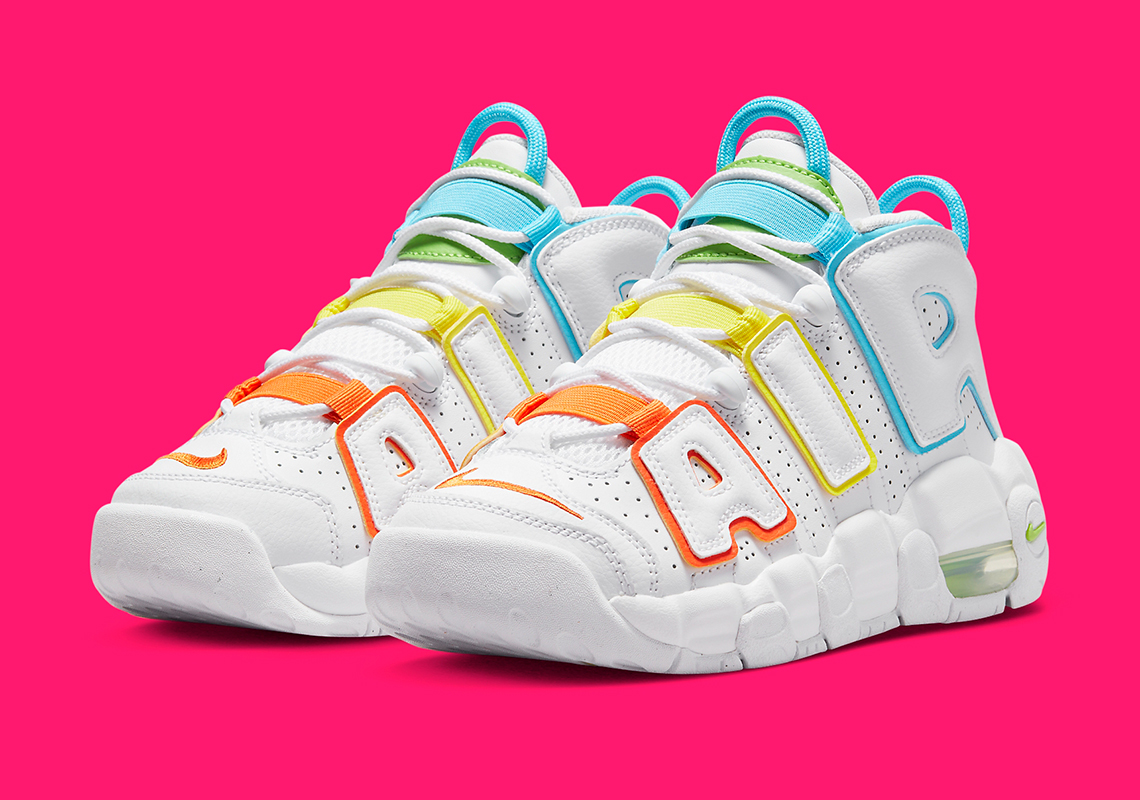 Giày Nike Air More Uptempo trẻ em ra mắt phiên bản màu trắng mới - 2