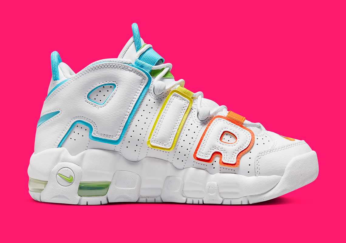 Giày Nike Air More Uptempo trẻ em ra mắt phiên bản màu trắng mới - 3
