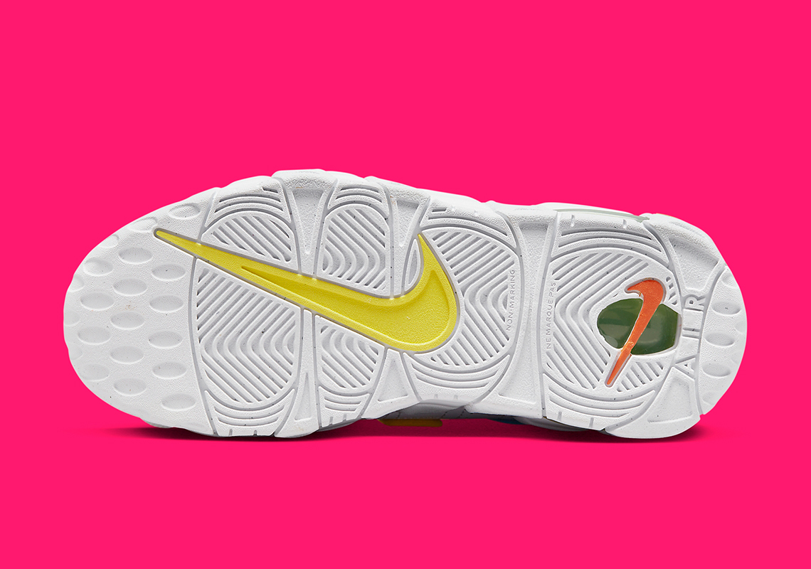 Giày Nike Air More Uptempo trẻ em ra mắt phiên bản màu trắng mới - 6