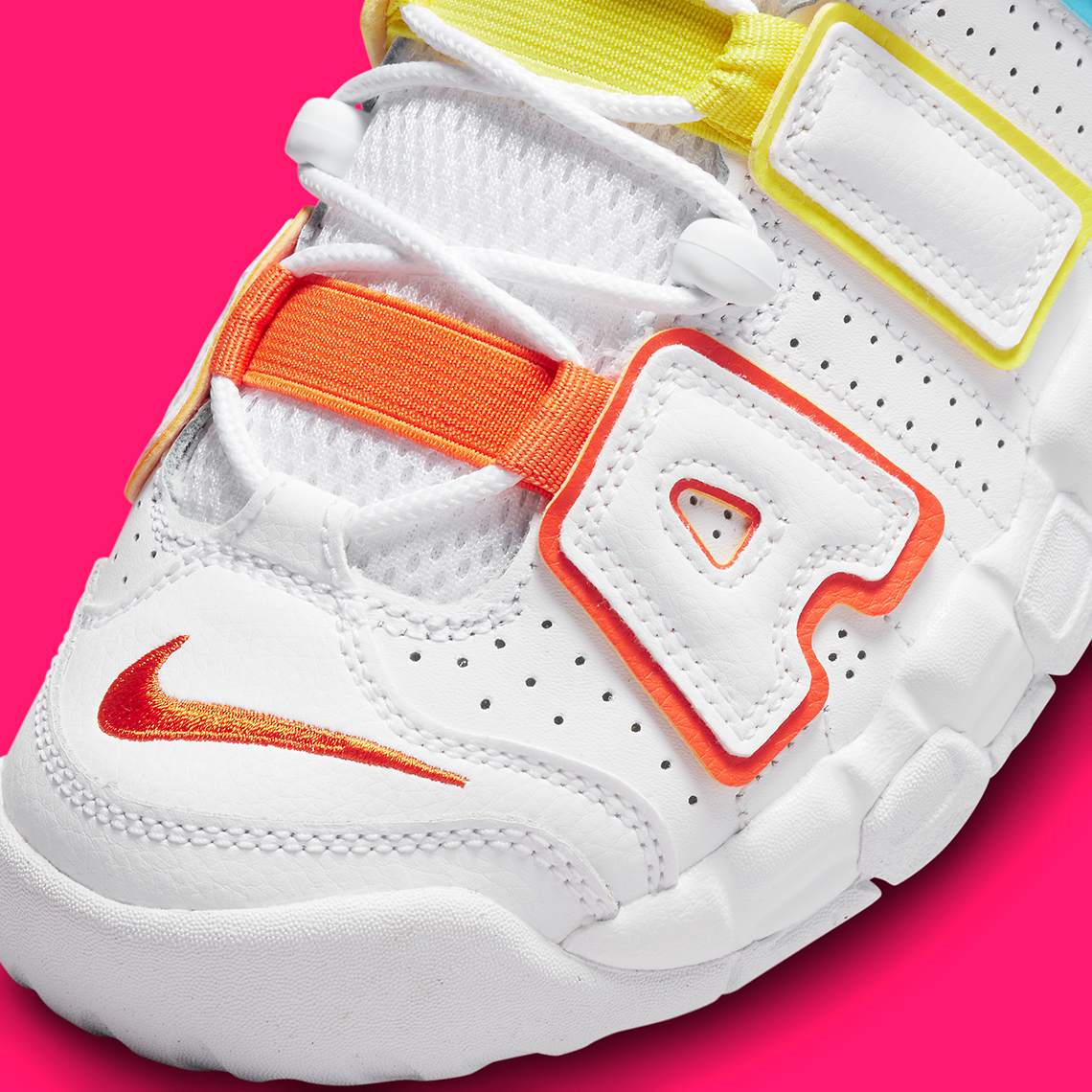 Giày Nike Air More Uptempo trẻ em ra mắt phiên bản màu trắng mới - 7