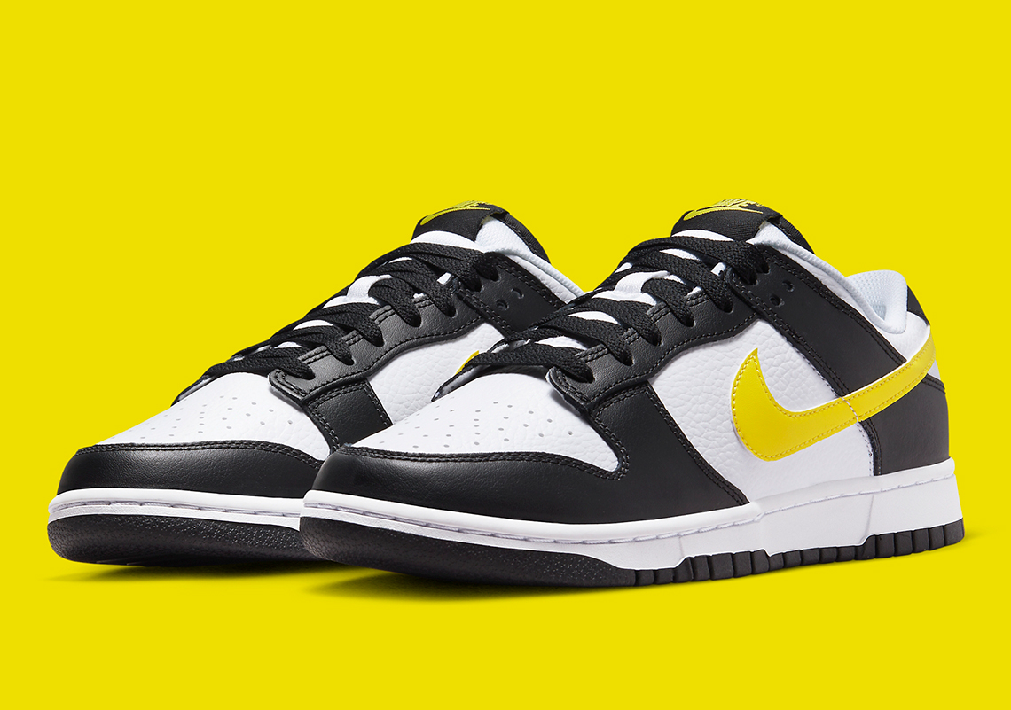 Giày Nike Dunk Low Black and Yellow lấy cảm hứng từ nữ cầu thủ bóng rổ Caitlin Clark của Iowa Hawkeyes. - 1