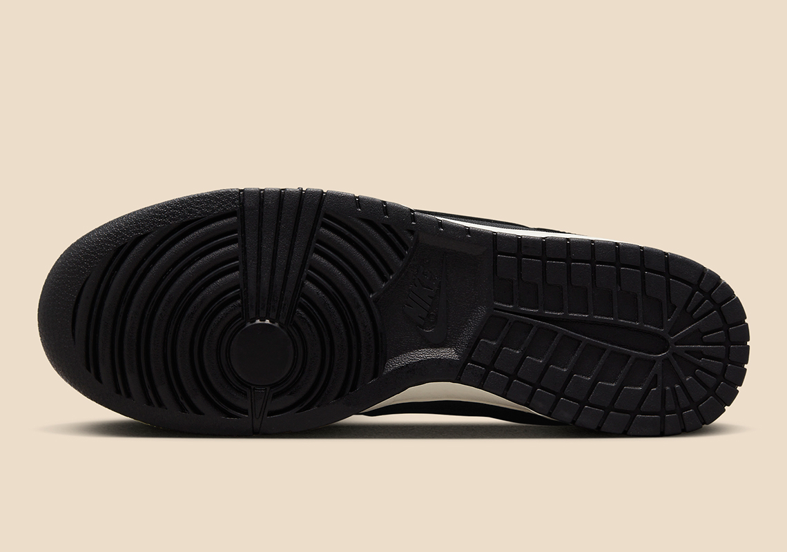 Giày Nike Dunk Low đen trắng với mẫu vân gỗ mới ra mắt - 6