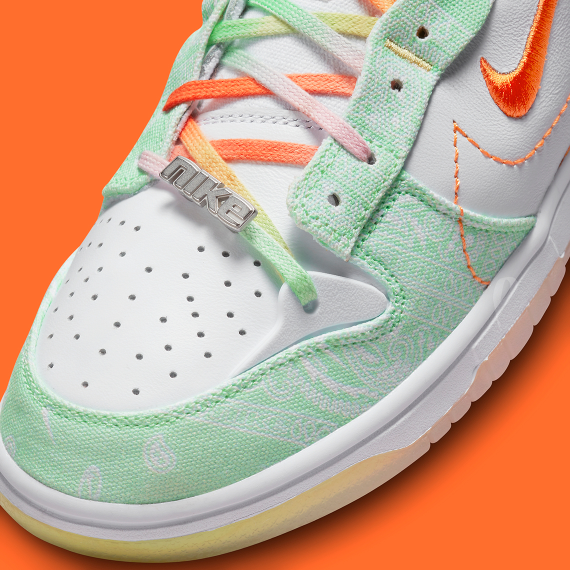 Giày Nike Dunk Low Disrupt 2 Jade Ice và Total Orange - sự kết hợp hoàn hảo cho mùa hè sắp tới - 7