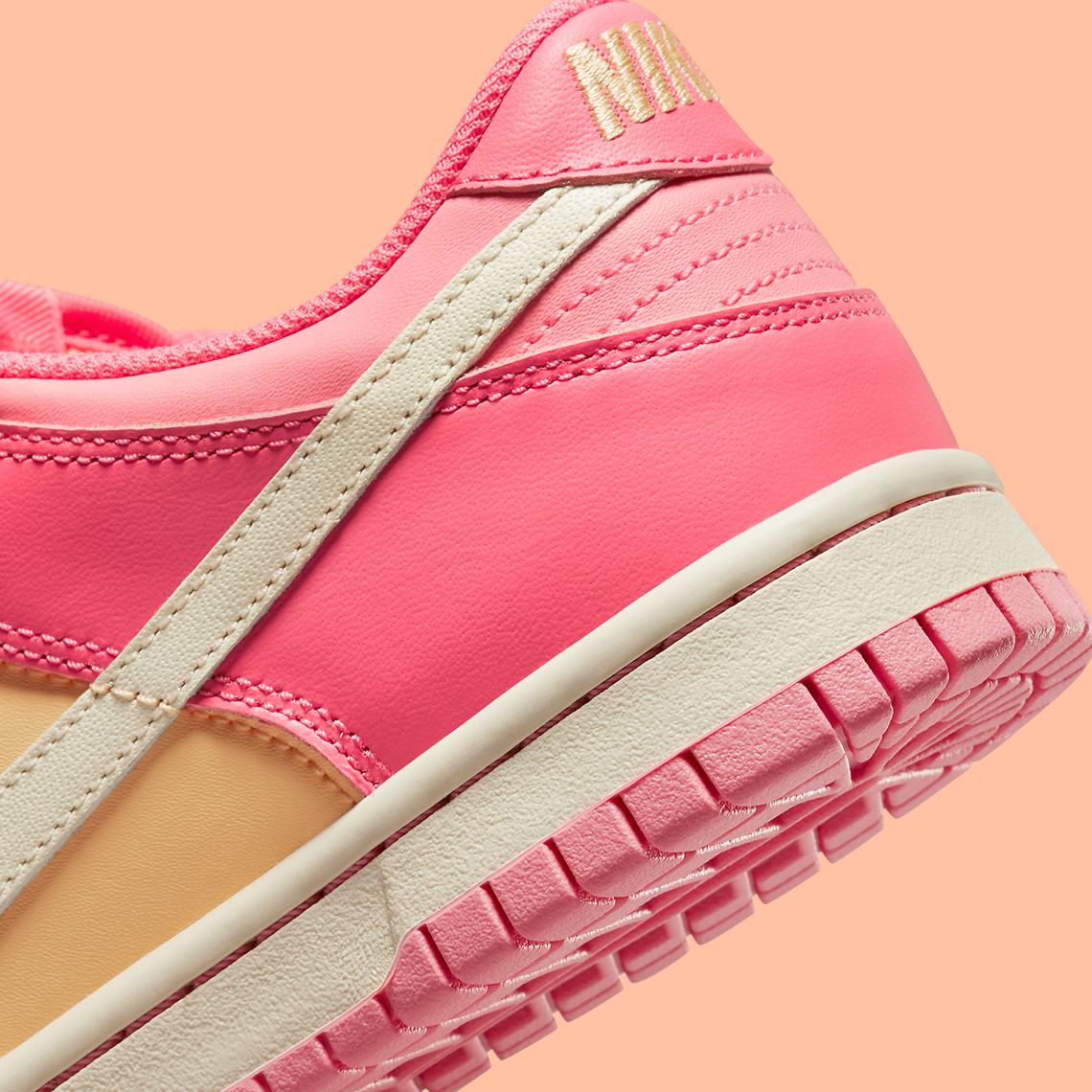 Giày Nike Dunk Low màu hồng dành cho trẻ em cho mùa hè 2023 - 7