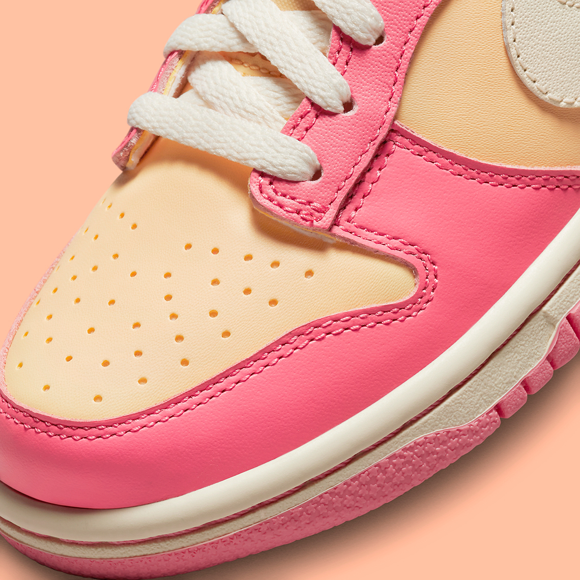 Giày Nike Dunk Low màu hồng dành cho trẻ em cho mùa hè 2023 - 8