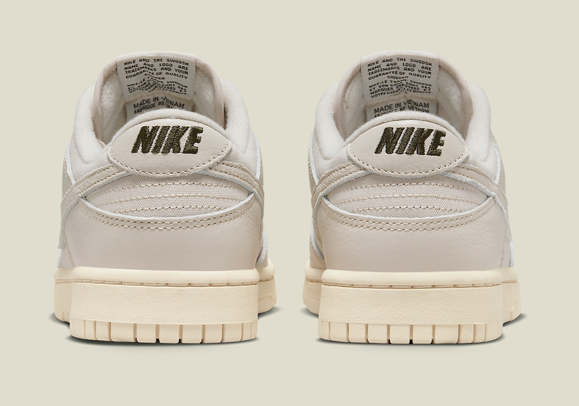 Giày Nike Dunk Low PRM Coconut Milk/Olive ra mắt mùa xuân - 5