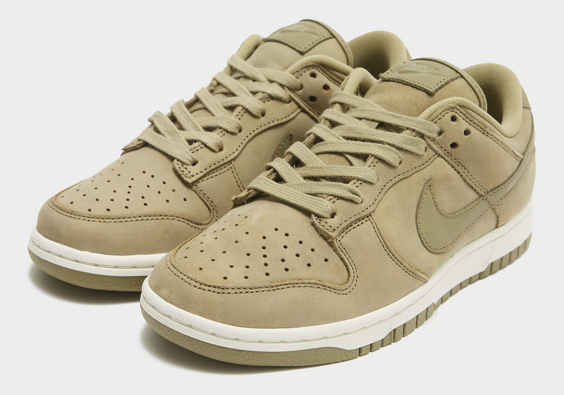 Giày Nike Dunk Low PRM Neutral Olive - Sự kết hợp hoàn hảo của chất liệu và màu sắc. - 1