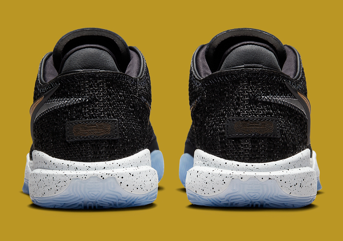 Giày Nike LeBron 20 Black/Metallic Gold ra mắt vào ngày 6 tháng 4. - 5