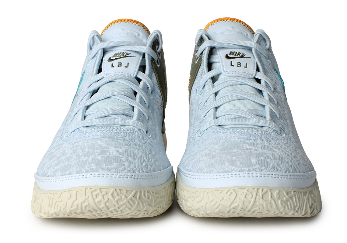 Giày Nike LeBron NXXT Gen: Màu Blue Tint và Teal Nebula cho mùa hè - 4