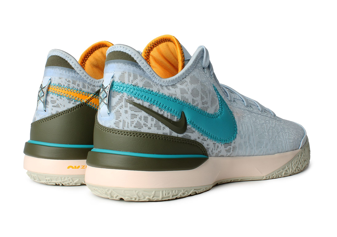 Giày Nike LeBron NXXT Gen: Màu Blue Tint và Teal Nebula cho mùa hè - 5