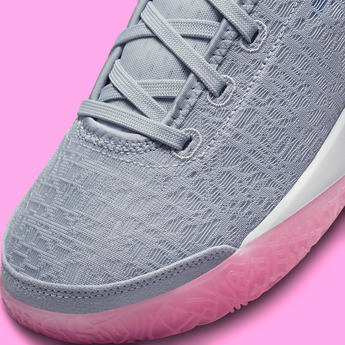Giày Nike LeBron NXXT Gen phiên bản Wolf Grey cho Bronny James - 7