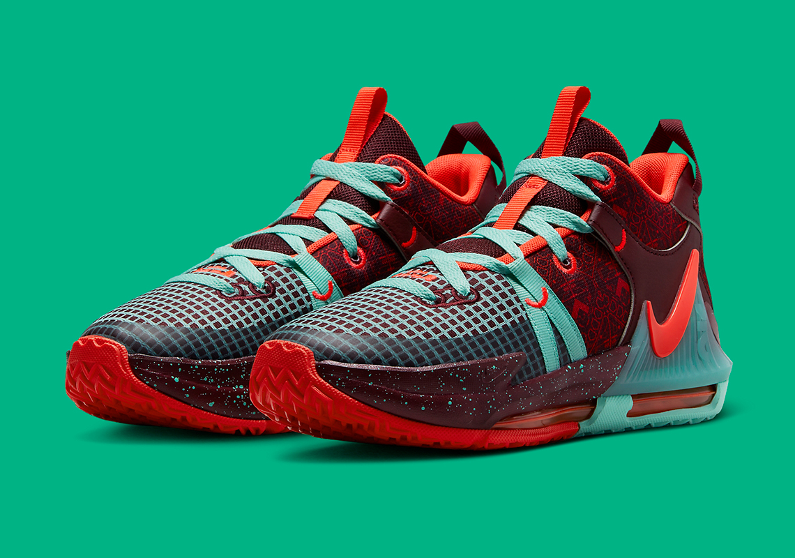 Giày Nike LeBron Witness 7 Team Red/Jade: Hình ảnh chính thức - 1