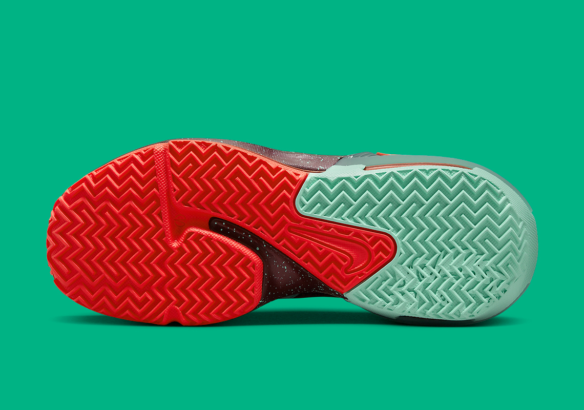 Giày Nike LeBron Witness 7 Team Red/Jade: Hình ảnh chính thức - 5
