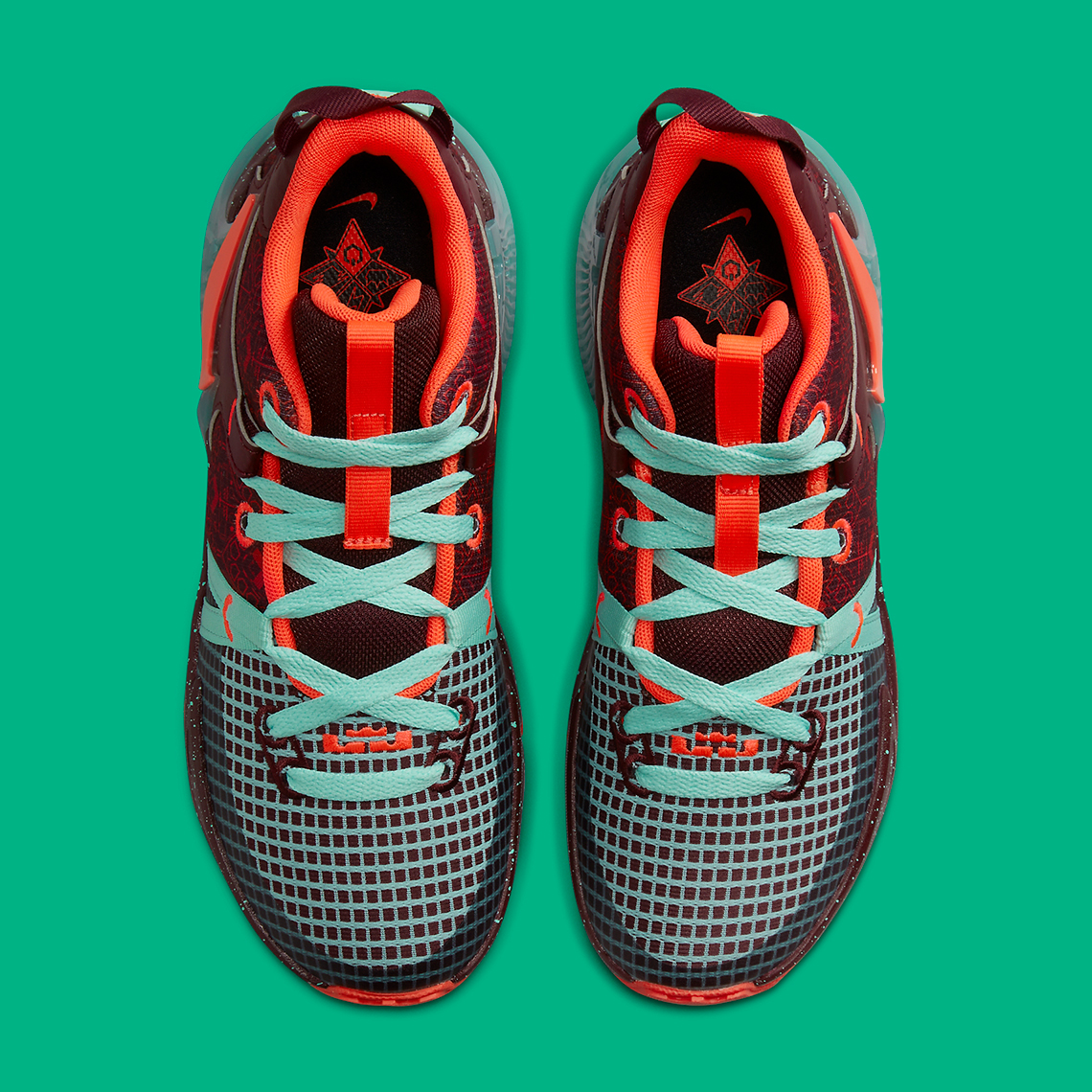 Giày Nike LeBron Witness 7 Team Red/Jade: Hình ảnh chính thức - 6