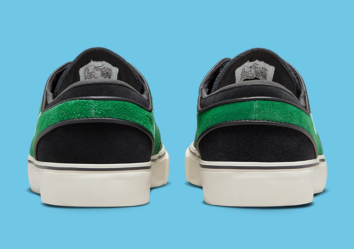 Giày Nike SB Stefan Janoski bằng da lộn Gorge Green mới ra mắt. - 5