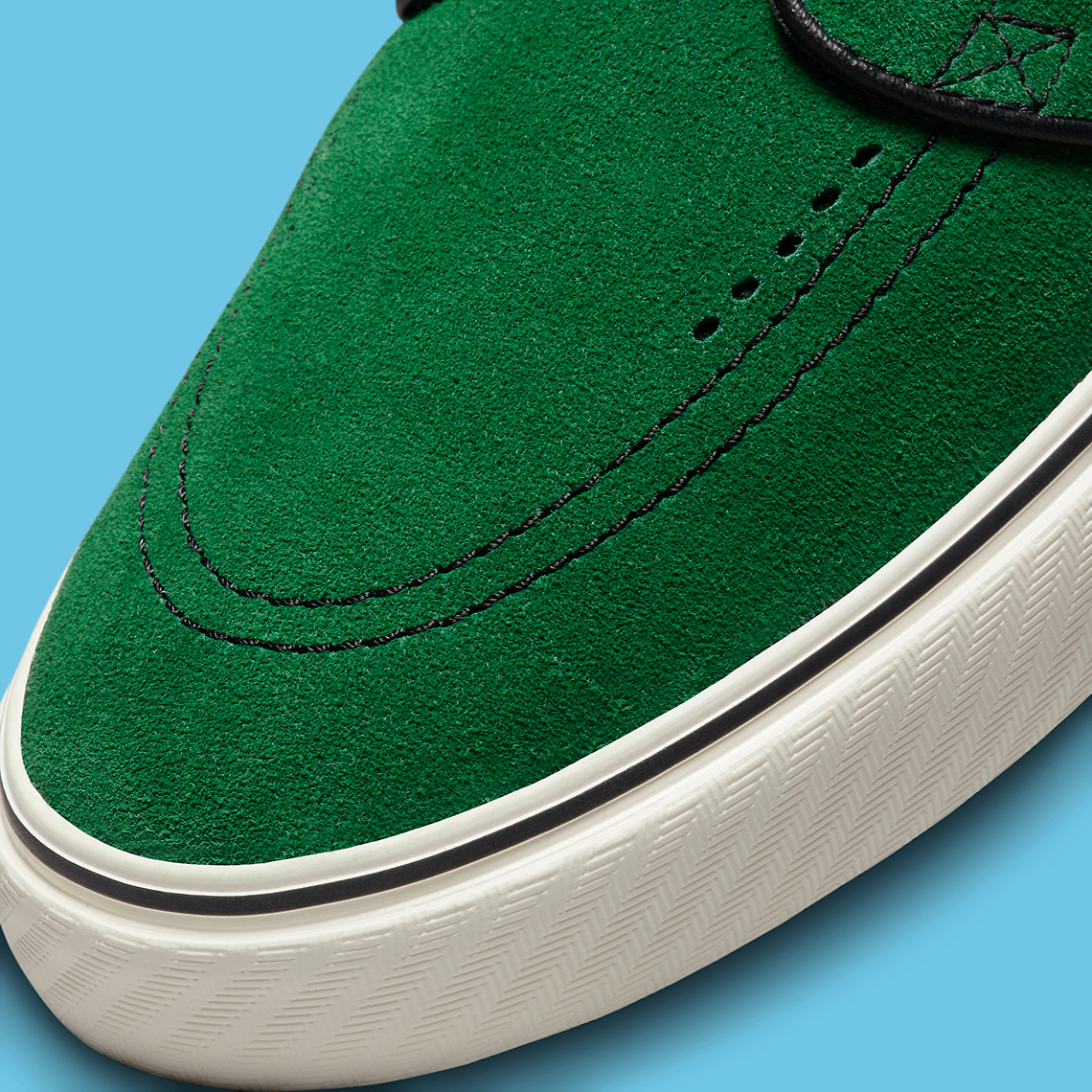 Giày Nike SB Stefan Janoski bằng da lộn Gorge Green mới ra mắt. - 8