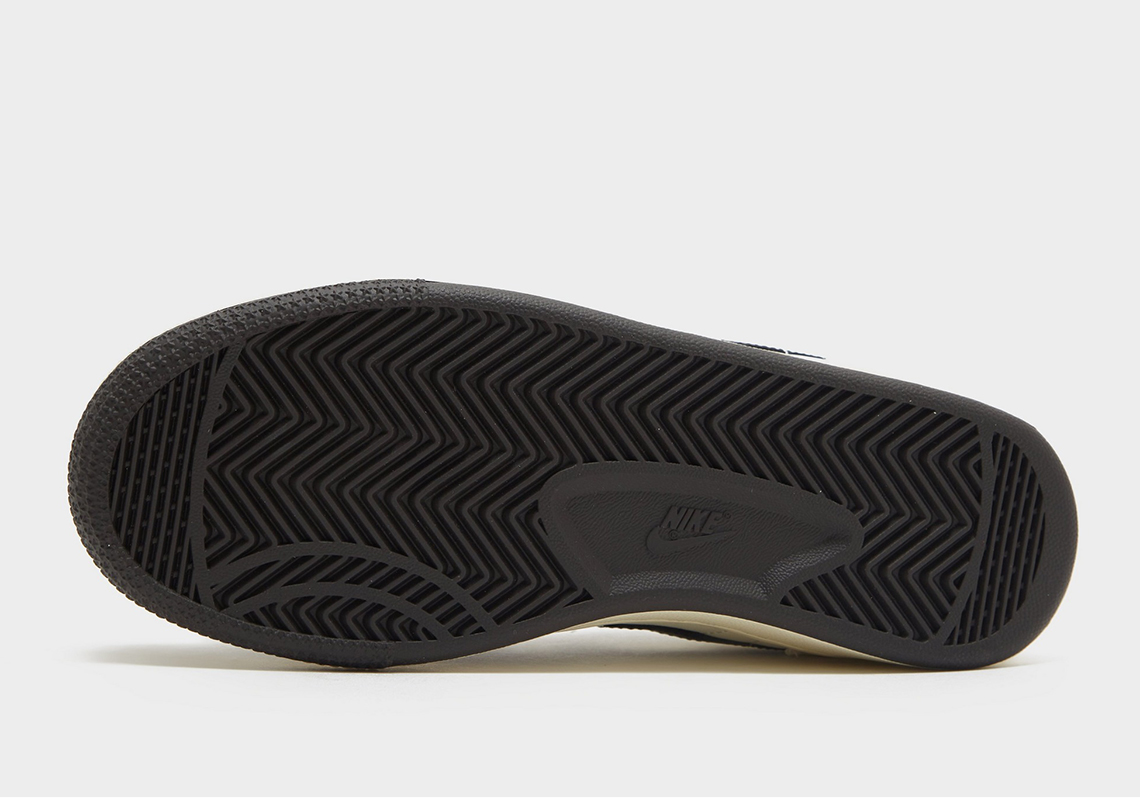 Giày Nike Terminator Low phiên bản da lộn màu nâu có họa tiết cá sấu - 4