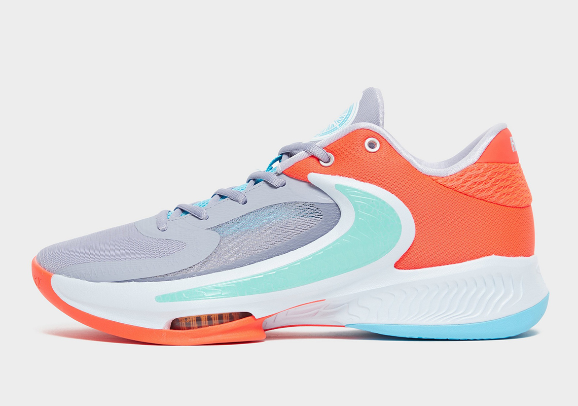 Giày Nike Zoom Freak 4 Multi-Color tông màu xám trầm - 2