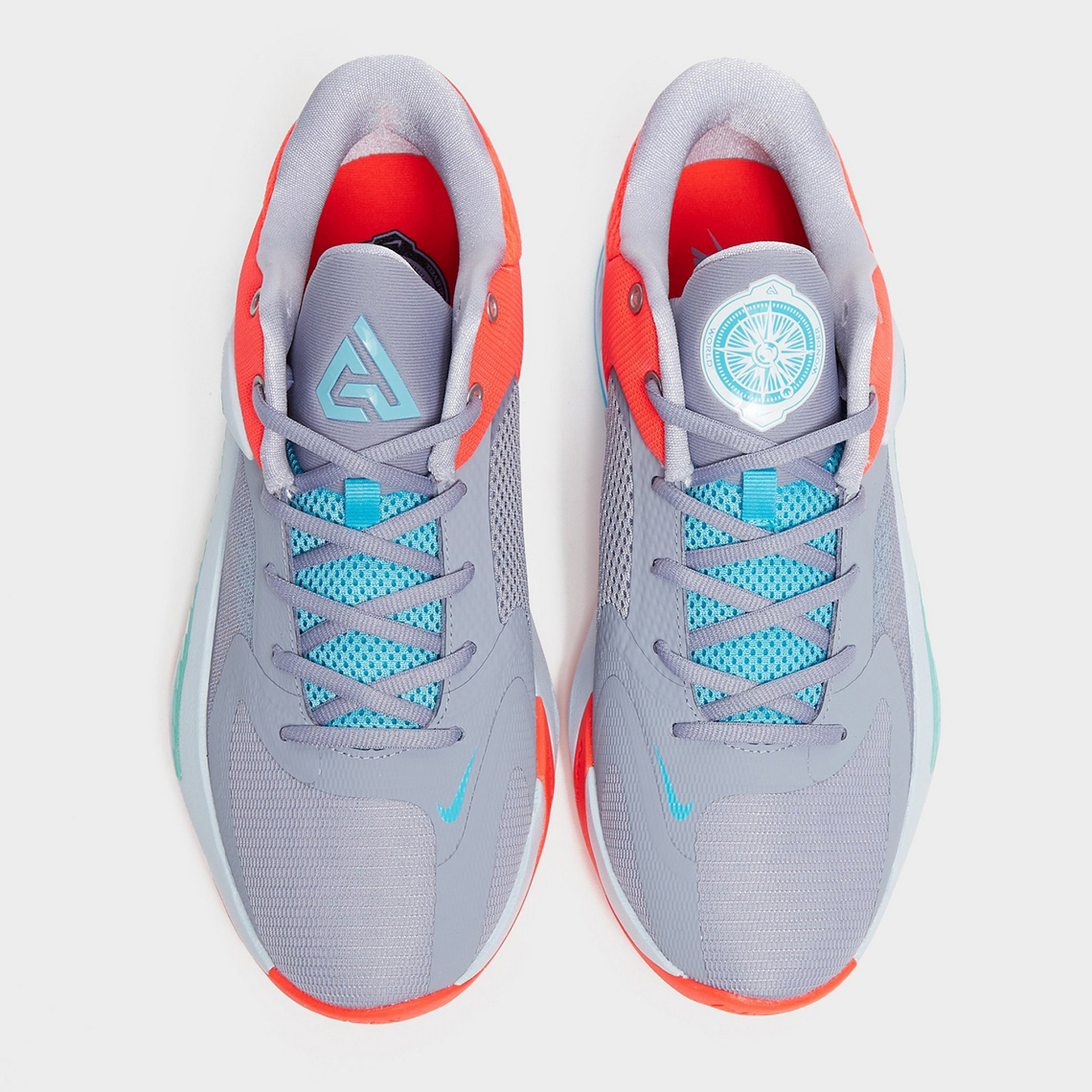 Giày Nike Zoom Freak 4 Multi-Color tông màu xám trầm - 3