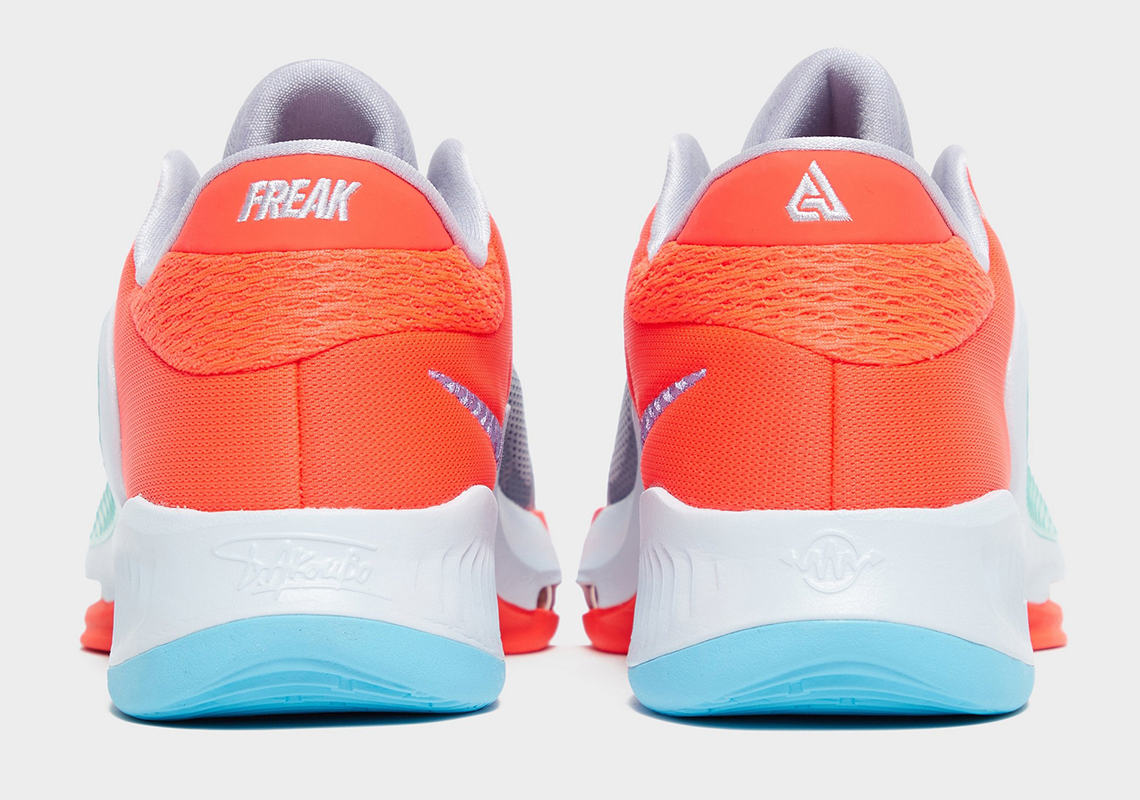 Giày Nike Zoom Freak 4 Multi-Color tông màu xám trầm - 4