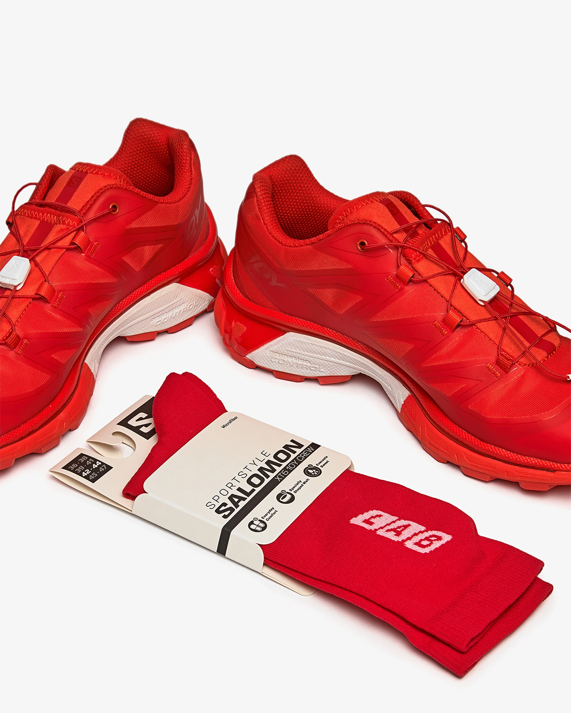 Giày Salomon XT-6 10th Anniversary phiên bản đỏ cháy - 9