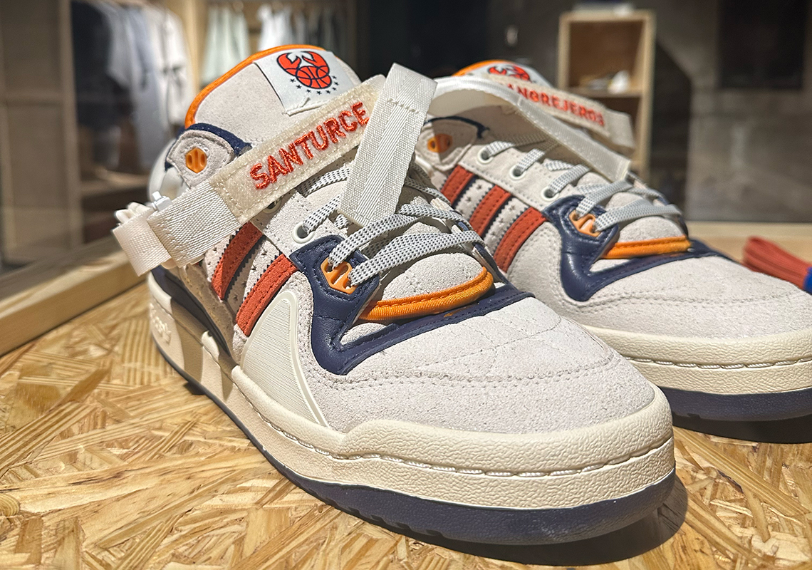 Giày sneaker Bad Bunny x adidas Forum Buckle Low tôn vinh Cangrejeros De Santurce - 3