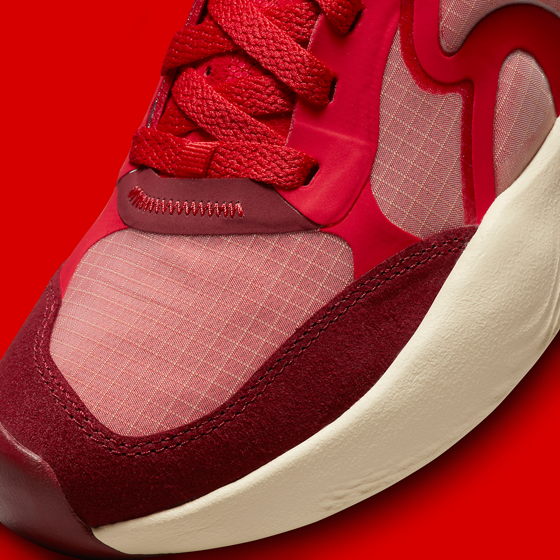 Giày sneaker Jordan Delta 3 Low với trang phục màu đỏ - 7