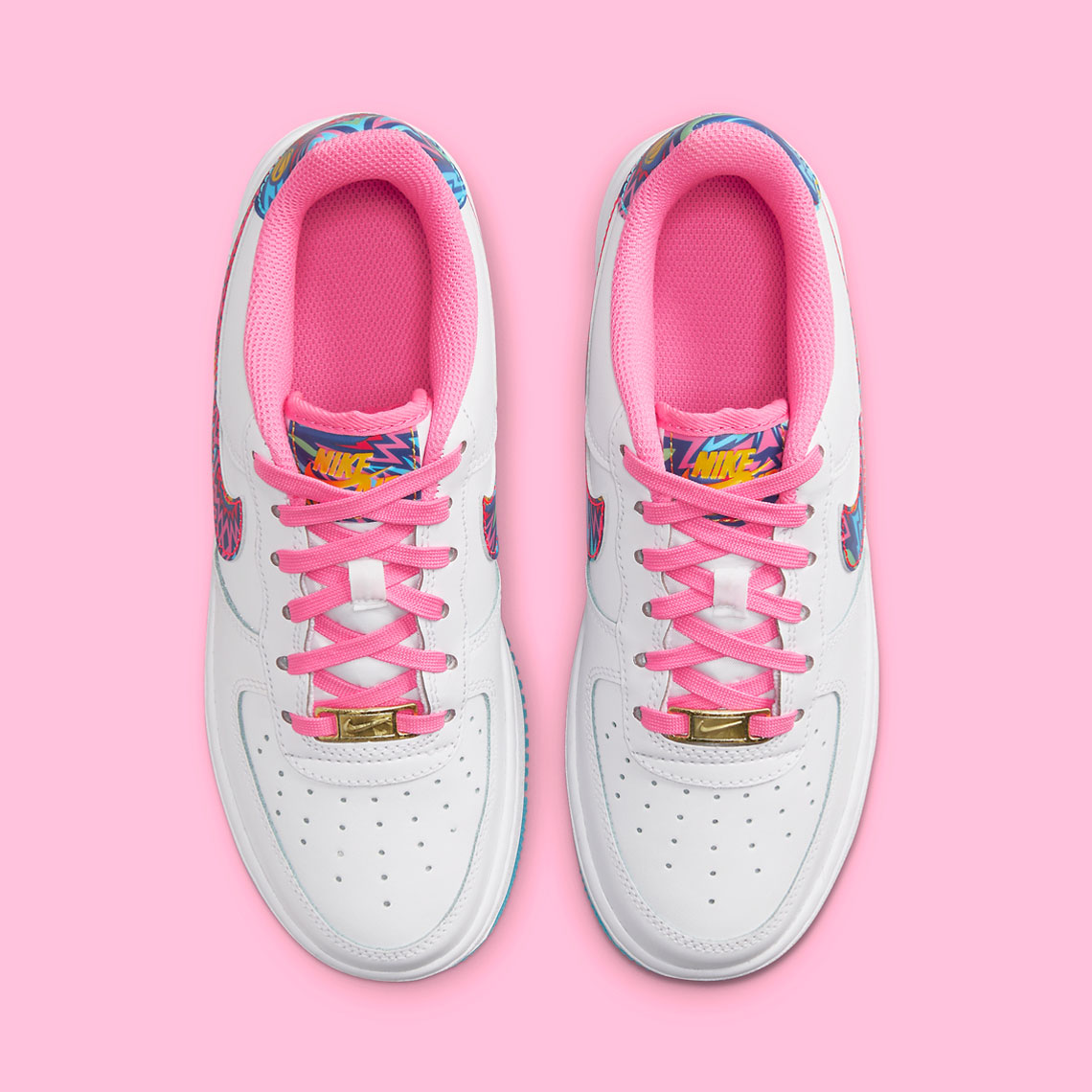 Giày sneaker Nike Air Force 1 Low GS đa màu sắc. - 6