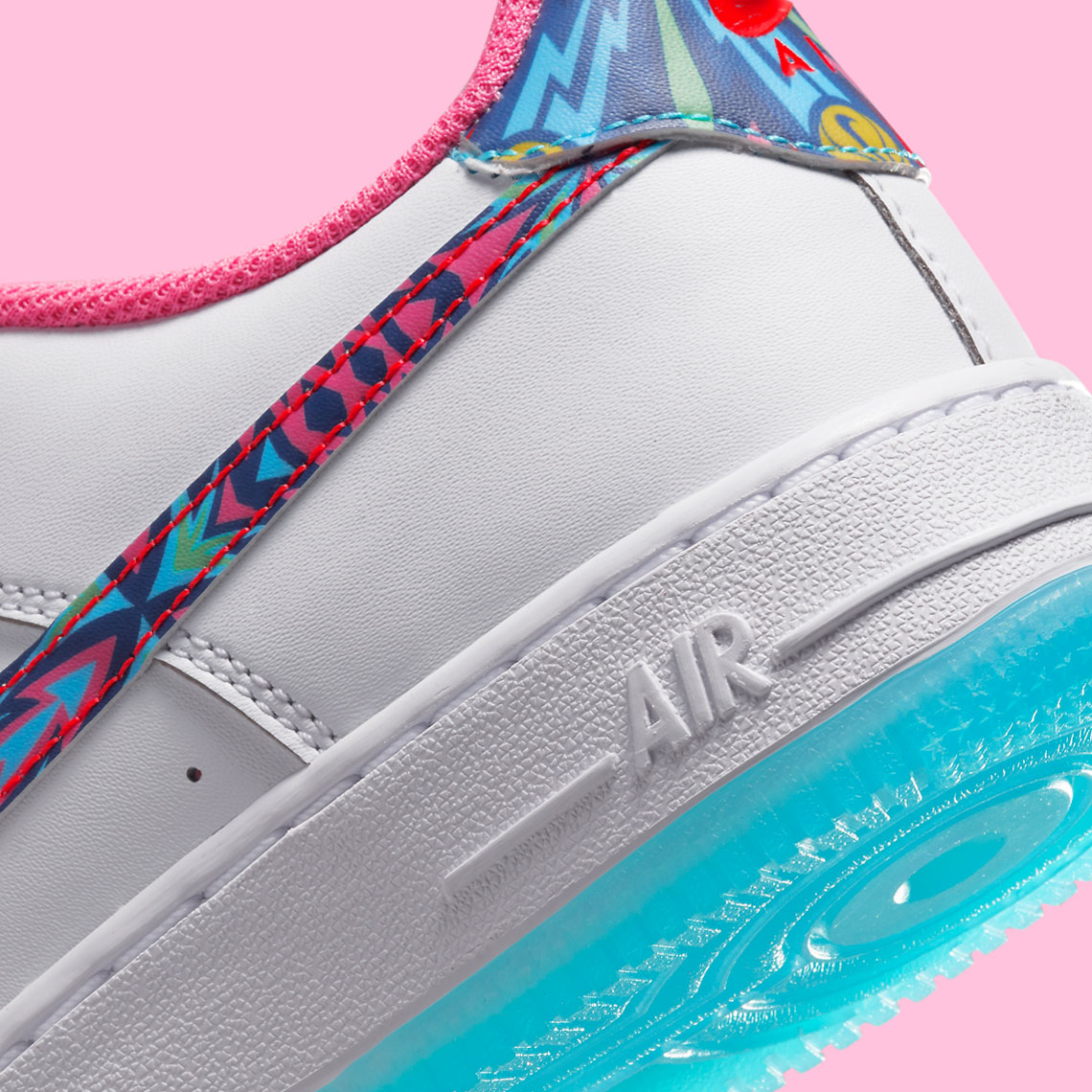 Giày sneaker Nike Air Force 1 Low GS đa màu sắc. - 7