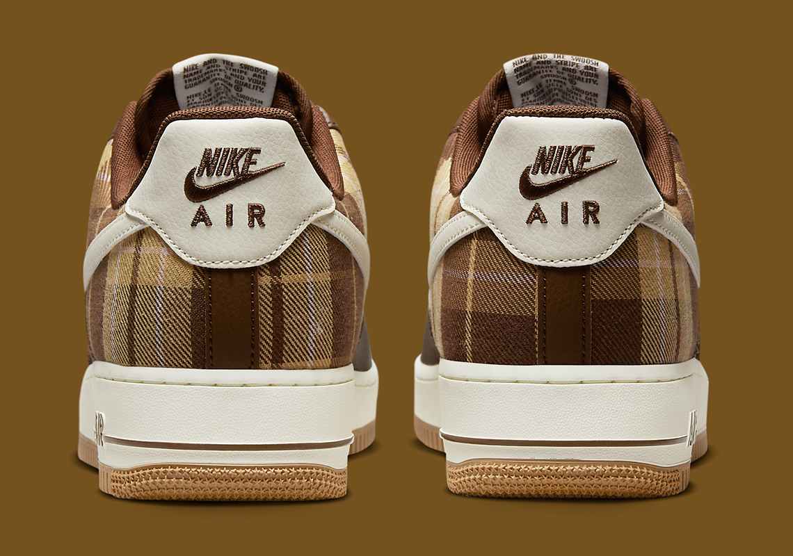 Giày sneaker Nike Air Force 1 Low với kẻ sọc có màu Cacao - 5