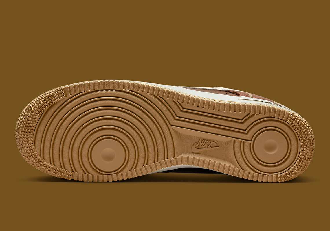 Giày sneaker Nike Air Force 1 Low với kẻ sọc có màu Cacao - 6