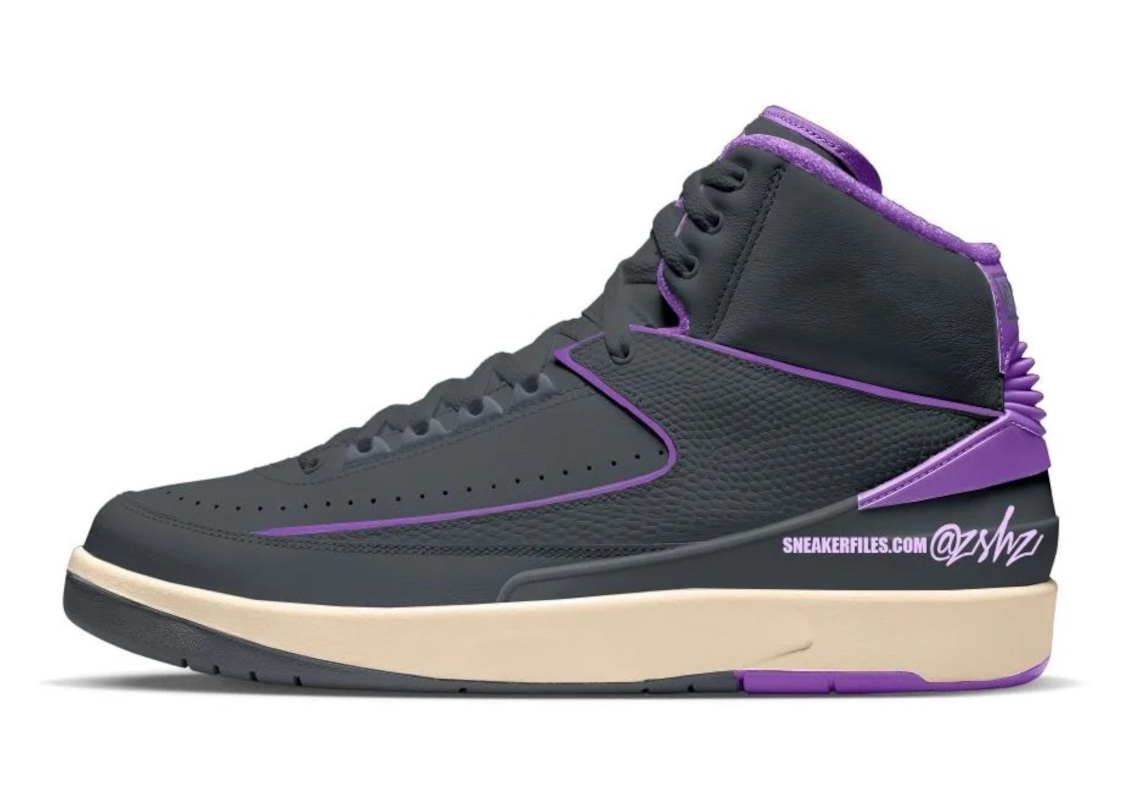 Giày Sneaker Nữ Air Jordan 2 Mauve/Off-Noir Sẽ Ra Mắt Trong Mùa Lễ Hội Năm 2023 - 1