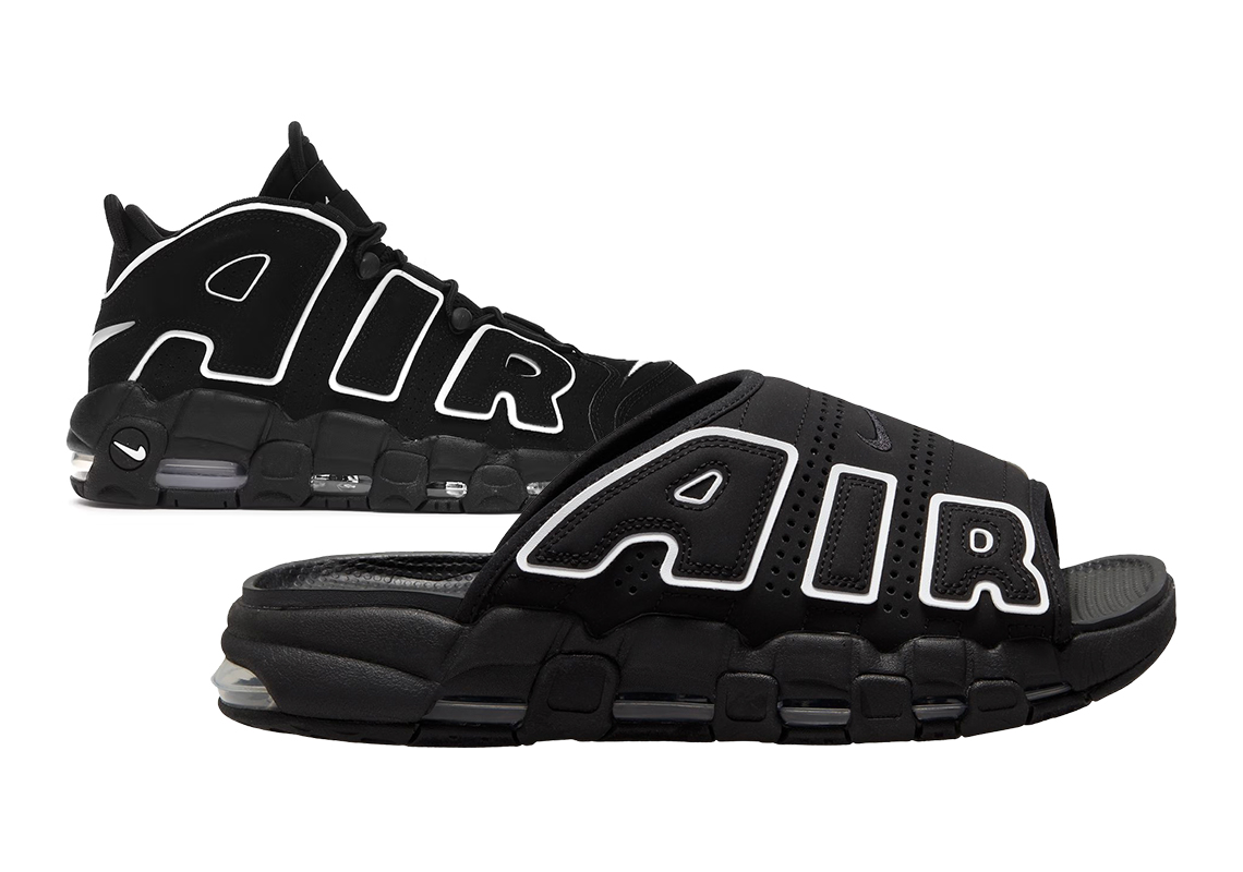 Giày trượt Nike Air More Uptempo được phát hành với phối màu Đen/Trắng - 1