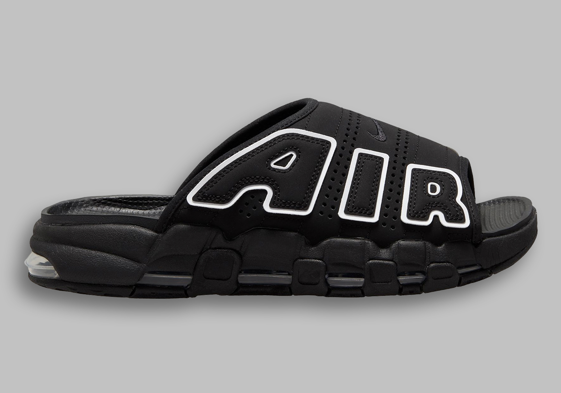 Giày trượt Nike Air More Uptempo được phát hành với phối màu Đen/Trắng - 7