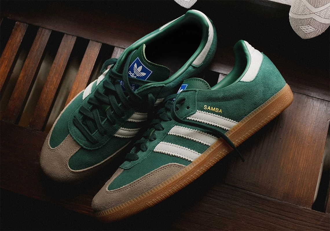 Giới thiệu adidas Samba OG mới với màu "Chalk Green