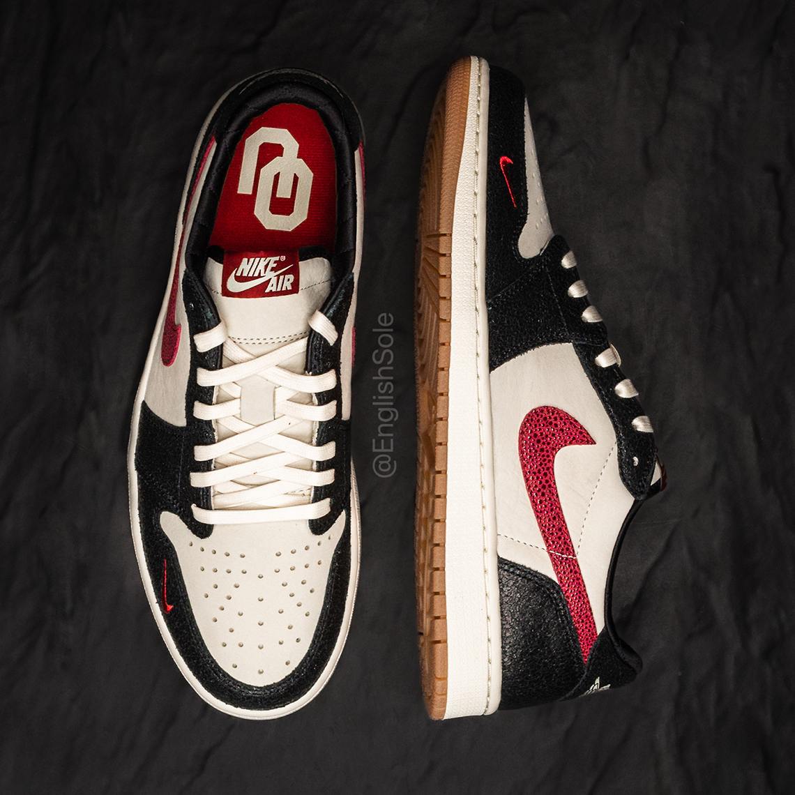 Giới thiệu Air Jordan 1 Low OG Oklahoma Sooner PE mới nhất của Jordan Brand - 7