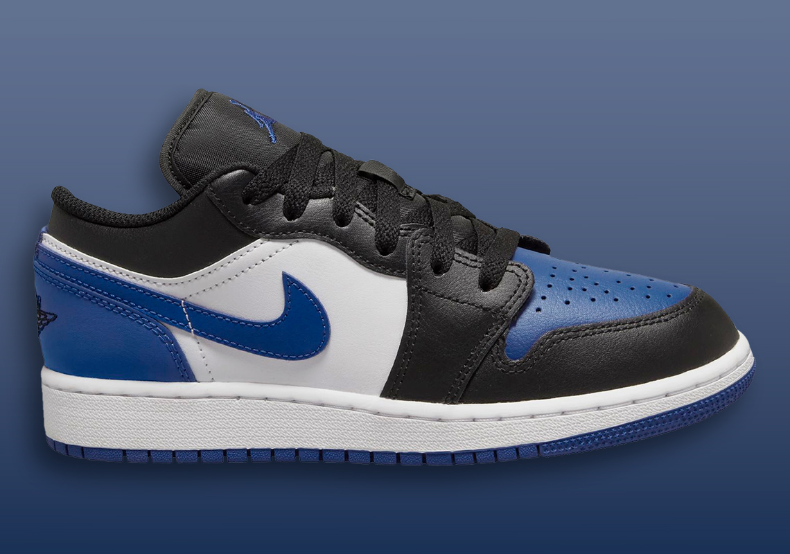 Giới thiệu Air Jordan 1 Low Royal Toe cho trẻ em sắp ra mắt. - 1