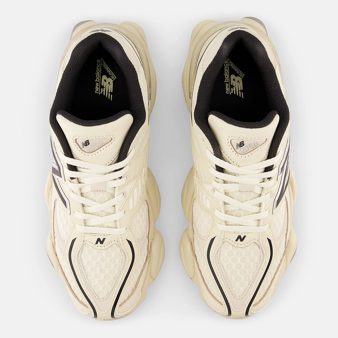 Giới thiệu New Balance 90/60 Cream/Black mới với thiết kế tương lai và phong cách cổ điển. - 4