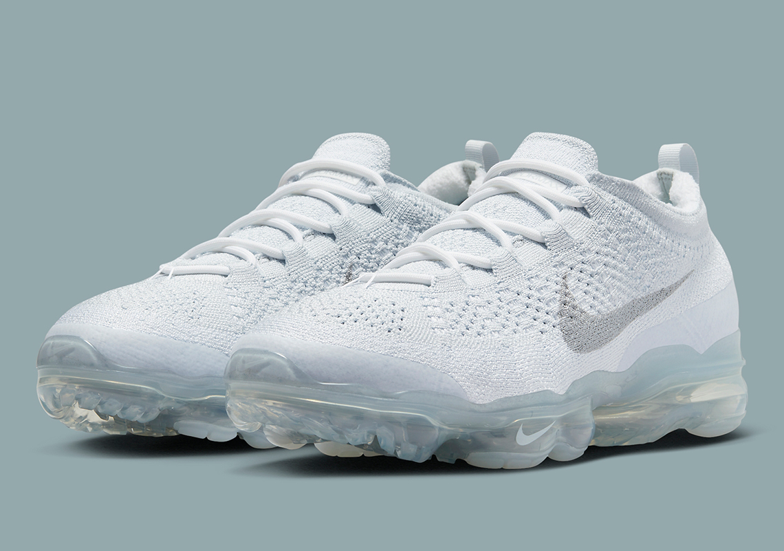 Giới thiệu Nike VaporMax Flyknit 2023 Pure Platinum cho nam: Ngày phát hành và hình ảnh chính thức - 2