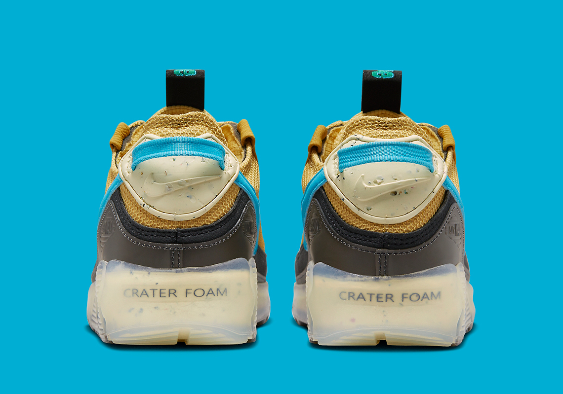 Gold Wheat và Blue Lightning làm nổi bật mẫu sneaker Nike Air Max Terrascape 90 - 4