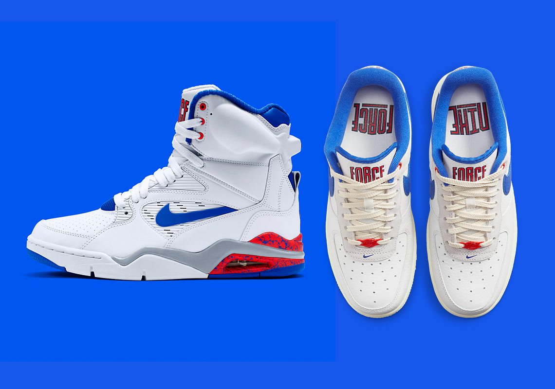 Hai biểu tượng bóng rổ hợp nhất trên giày sneaker Nike Air Force 1 Command Force - 1