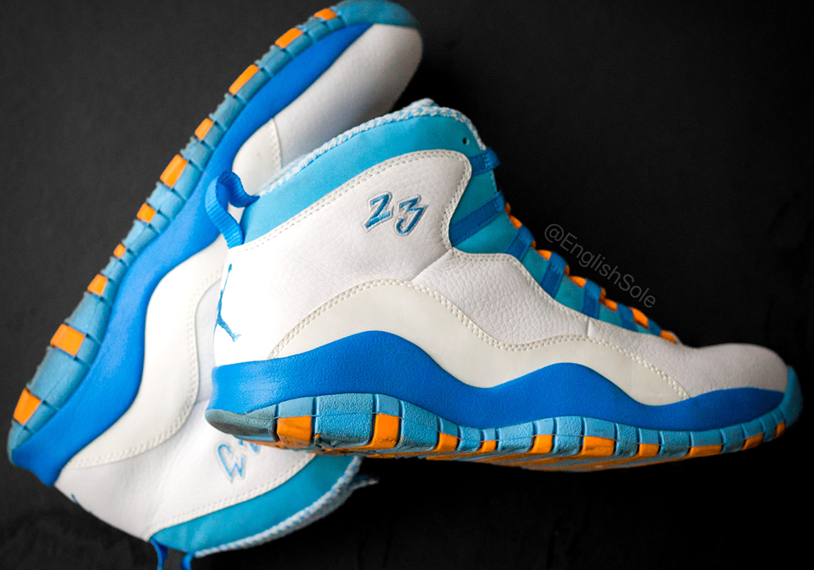 Hình ảnh chi tiết của mẫu Air Jordan 10 "Alternate Bobcats"