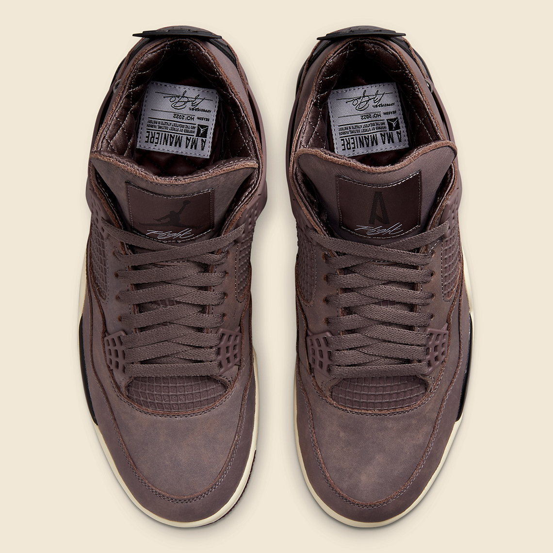 Hình ảnh chính thức của A Ma Maniere Air Jordan 4 Violet Ore - 4