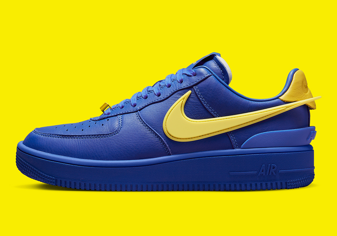 Hình ảnh chính thức của ABUSH X Nike Air Force 1 low Pine Green,  Game Royal - 3
